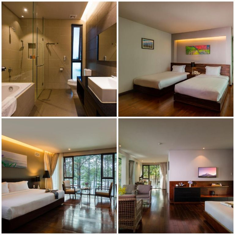 Mỗi phòng ngủ đều được trang trí theo concept Minimalistic với những món đồ nội thất có kiểu dáng đơn giản, gọn gàng. (Nguồn: Internet)