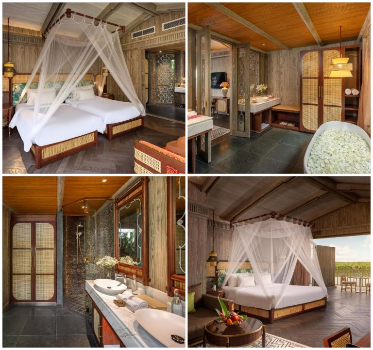 Cả 2 phòng ngủ riêng đều đi kèm 1 nhà tắm sang chảnh và tầm nhìn khung cảnh sông Sài Gòn mãn nhãn. (Nguồn: Internet)