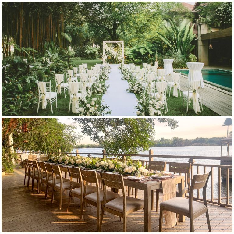 An Lâm Resort là địa điểm lý tưởng cho các cô dâu, chú rể tổ chức tiệc cưới trong mơ bên cạnh dòng sông Sài Gòn tuyệt đẹp. (Nguồn: internet)