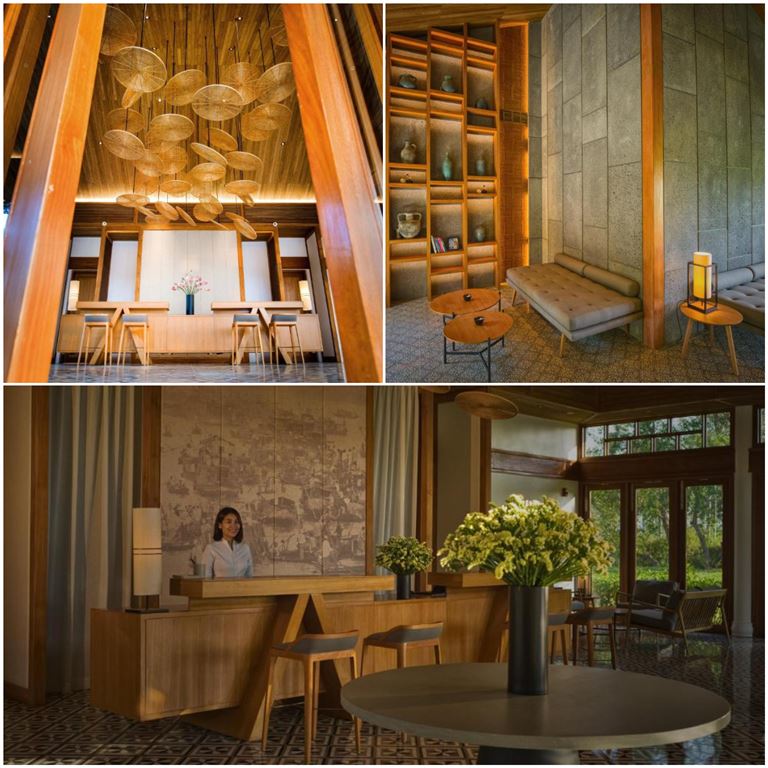 Azerai Cần Thơ Resort được thiết kế theo phong cách Đông Dương kết hợp với nét miền Tây truyền thống tinh tế và sang trọng.