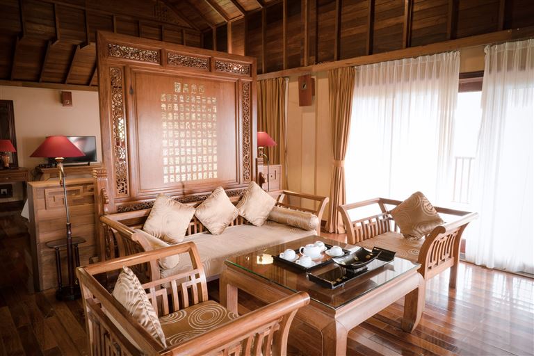 Hạng phòng Grand Suite là hạng phòng cao cấp nhất tại Belvedere Resort Tam Đảo, với thiết kế hoàng gia sang trọng. 