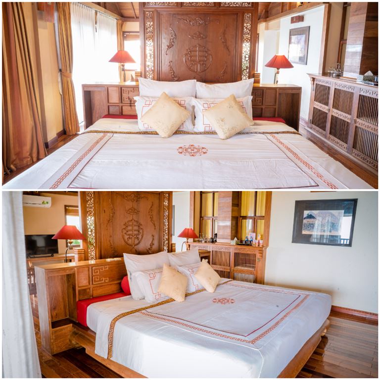 Phòng Grand Suite cung cấp giường đôi cỡ King siêu lớn và nhiều tiện ích cao cấp bao gồm bồn tắm nằm, buồng tắm đứng. 