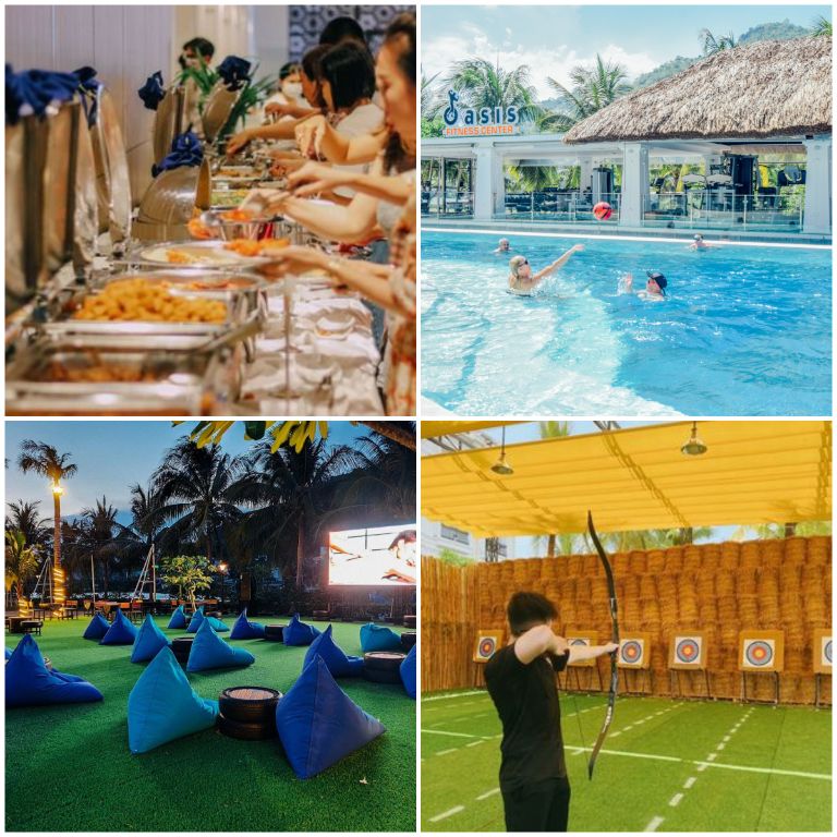 Cham Oasis Nha Trang Resort Condotel cung cấp vô số hoạt động vui chơi, giải trí sôi động (nguồn: Booking.com).