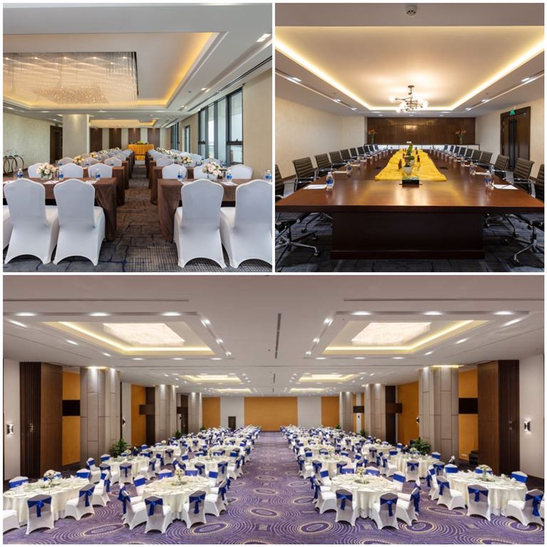 Không gian các phòng họp và phòng chức năng thiết kế lịch sự, trang nhã, có sức chứa từ 30 - 50 người. 