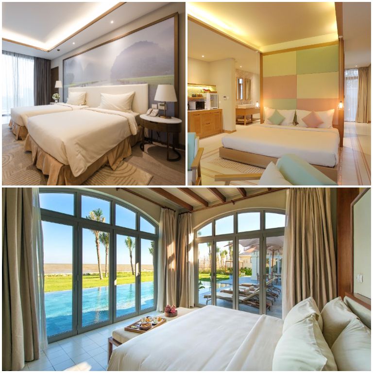 Các phòng nghỉ được thiết kế tinh tế, không gian nghỉ dưỡng trang nhã và hiện đại. (nguồn: Booking.com).