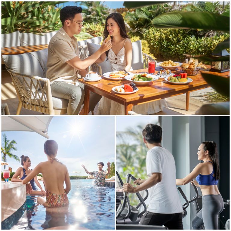  Khu nghỉ dưỡng cũng tự hào về hệ thống spa, sân golf, các nhà hàng đa dạng về ẩm thực và các hoạt động giải trí phong phú. 