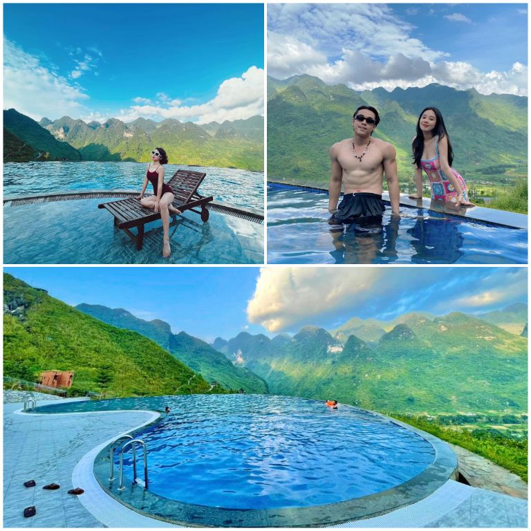 H'mong Village Resort Hà Giang mang đến cho bạn khu vực hồ bơi vô cực - điểm check in hot hit mà hoàn toàn miễn phí (nguồn: booking.com)