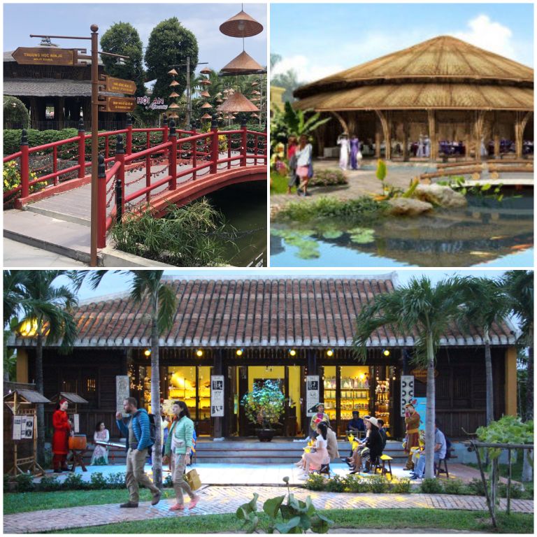 Không gian Công viên văn hoá chủ đề Ấn Tượng Hội An có 12 kiến trúc độc đáo cho du khách khám phá (nguồn: booking.com)