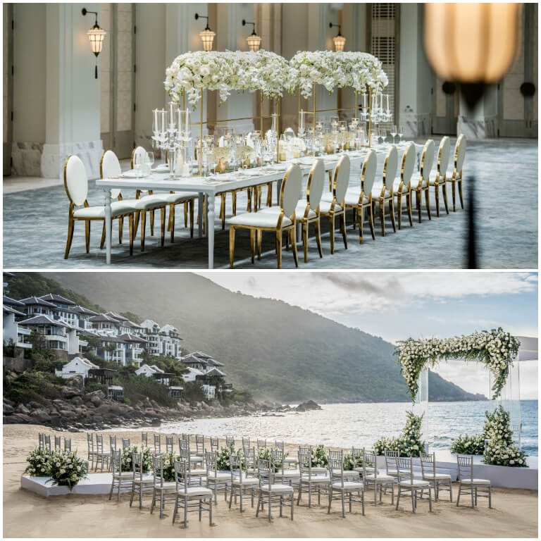 InterContinental Danang Sun Peninsula Resort là một nơi lý tưởng để tổ chức hôn lễ trong mơ của bạn bởi khung cảnh tuyệt đẹp và chất lượng phục vụ tuyệt vời.