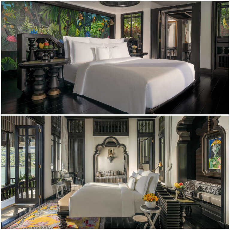 2 phòng ngủ tại Biệt Thự Hai Phòng Ngủ Hoàng Gia có thiết kế sang trọng, được trang bị giường size King rộng lớn.