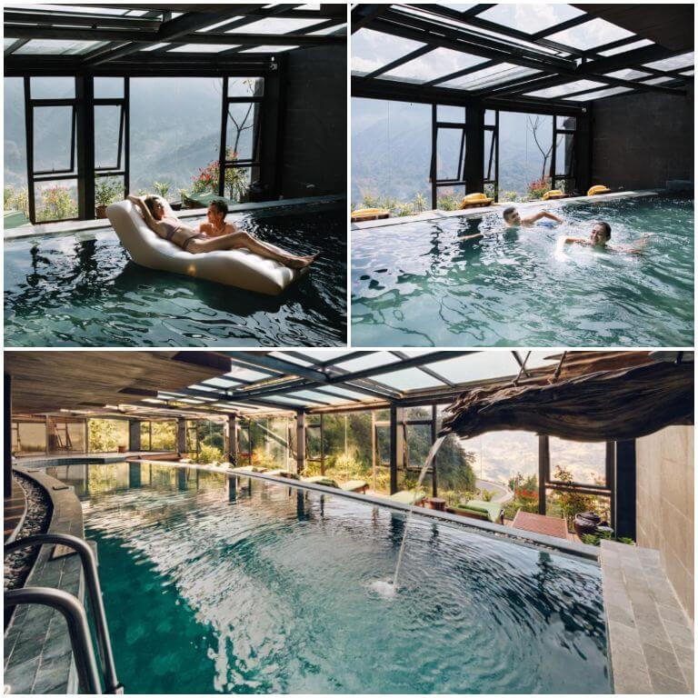 Bể bơi "2 trong 1" tại Lady Hill Resort Sapa là điểm đến yêu thích của rất nhiều du khách. (Nguồn: booking.com)