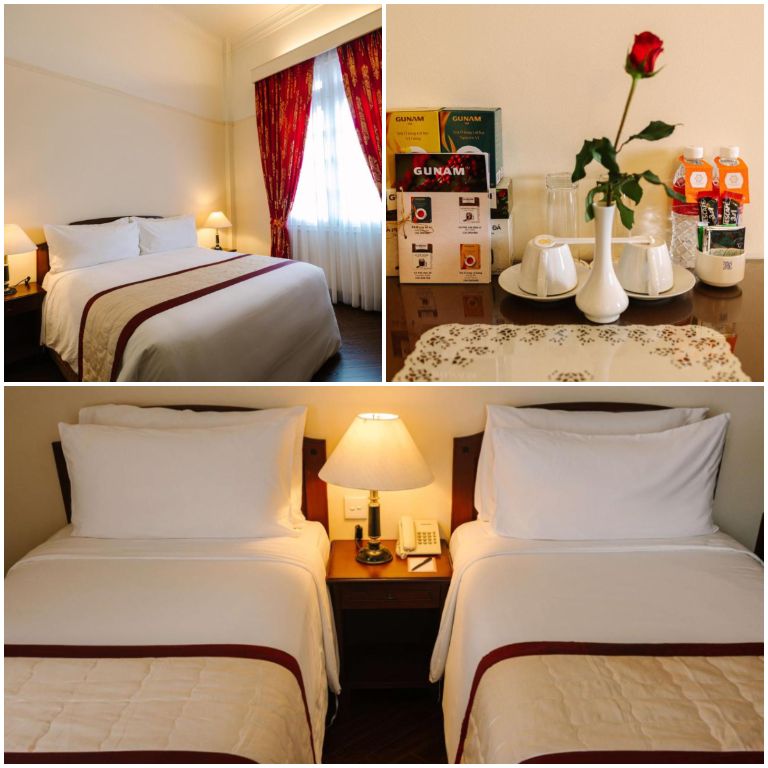 Phong cách Pháp xưa trong các phòng nghỉ gây ấn tượng với du khách bởi cảm giác cổ điển, nhẹ nhàng. (nguồn: booking.com)