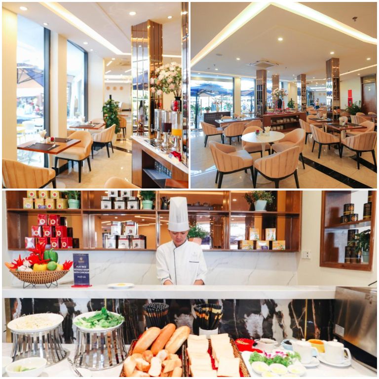 Nhà hàng tại Sandals Flora Hotel Đà Lạt có không gian mở thoáng, mang tới thế giới ẩm thực cực kỳ đa dạng. (nguồn: booking. com)