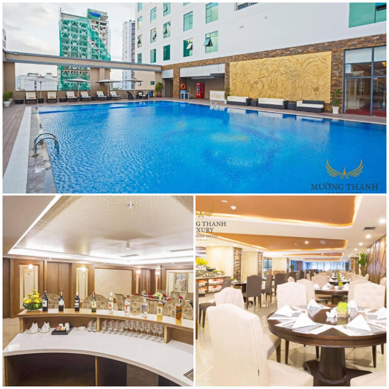Khách sạn Mường Thanh Luxury Nha Trang cung cấp rất nhiều các dịch vụ như hệ thống nhà hàng có sức chứa rất lớn, bể bơi rộng lớn, phòng gym,...