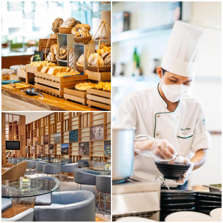 Nhà hàng tại Sheraton Nha Trang sẽ đưa du khách đến với những trải nghiệm ẩm thực cao cấp được làm ra bởi các đầu bếp có nhiều năm kinh nghiệm. 