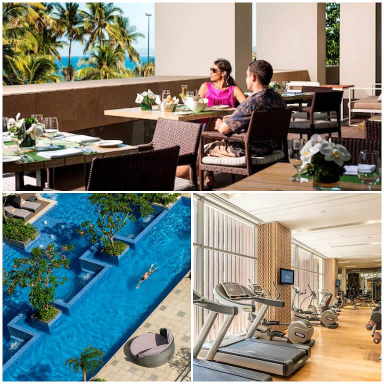 Khách sạn InterContinental Nha Trang luôn tự hào mang đến cho du khách những dịch vụ cao cấp nhất, từ hệ thống phòng nghỉ cho đến các nhà hàng, quầy bar, bể bơi,...