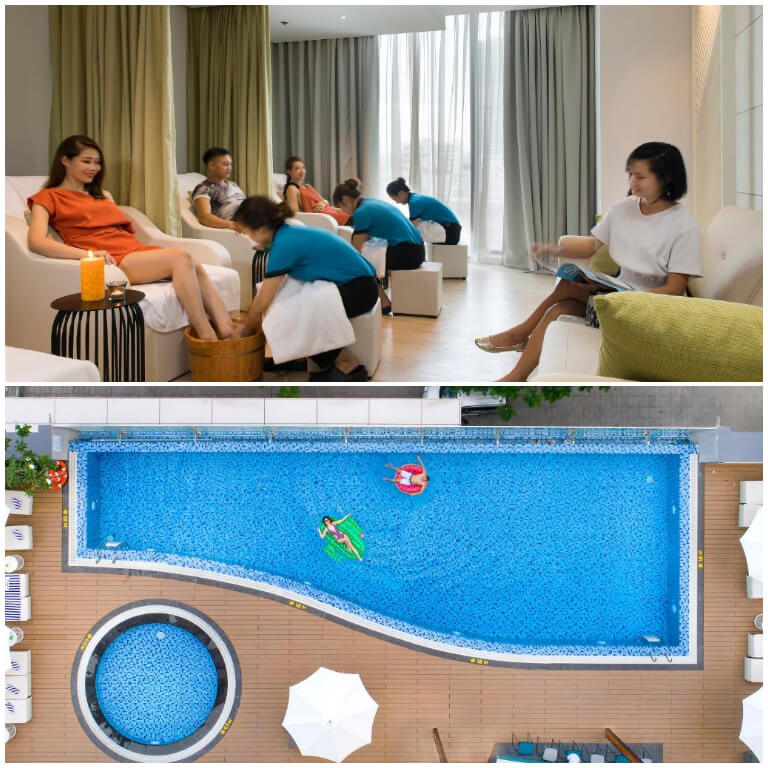 Khách sạn Ibis Style Nha Tràn mang đến cho du khách rất nhiều các dịch vụ, tiện ích, nổi bật trong số đó là spa cao cấp và bể bơi ngoài trời rộng lớn.