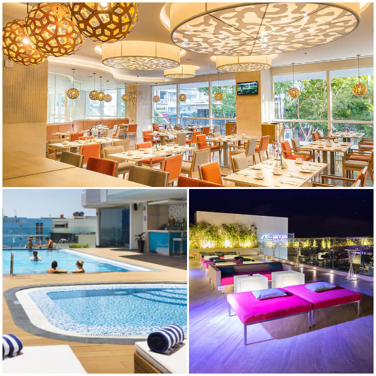Liberty Central Nha Trang Hotel mang đến cho du khách rất nhiều dịch vụ và tiện nghi đẳng cấp nhất như hồ bơi vô cực, nhà hàng sang trọng, spa,... 