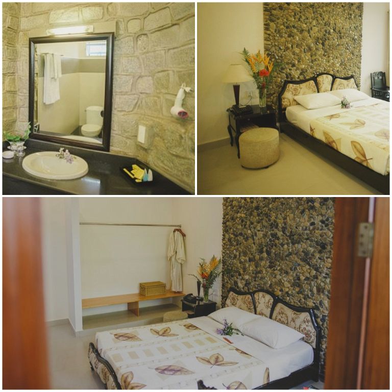 Resort Madagui với các căn phòng thiết kế theo hơi hướng thiên nhiên.