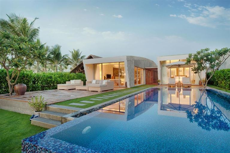 Naman Retreat Đà Nẵng được lọt vào top 10 resort đẹp nhất thế giới với phong cách thiết kế độc đáo. 