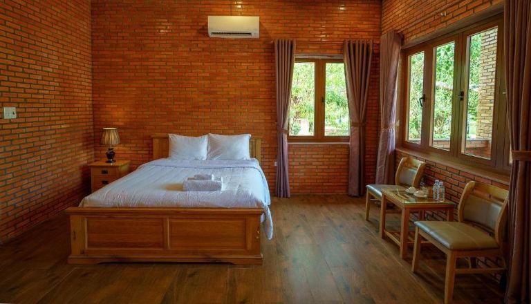 Những phòng nghỉ tại Orchard Home Resort Nam Cát Tiên không chỉ đơn thuần là nơi để nghỉ ngơi, mà còn là một phần của trải nghiệm nghỉ dưỡng tuyệt vời. 