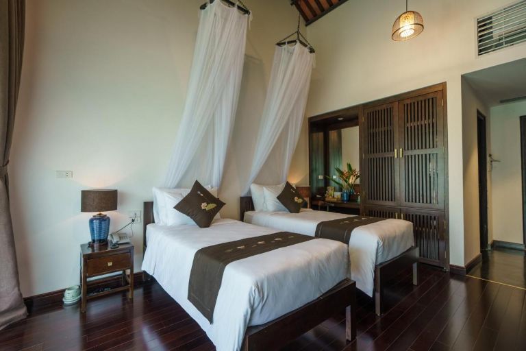 Aravinda Resort 5 sao Ninh Bình tự hào mang đến những phòng nghỉ đẳng cấp với thiết kế hiện đại và tiện nghi hoàn hảo.