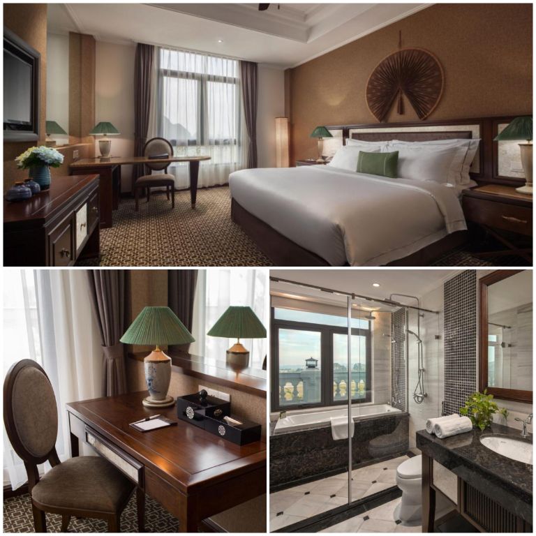 Tại resort 5 sao Ninh Bình này, bạn có thể thư giãn trong các phòng nghỉ sang trọng hiện đại.