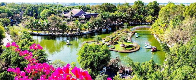 Resort Vạn Hương Mai sở hữu nét đẹp mang dấu ấn của tỉnh An Giang với diện tích lên đến 65.000m2.