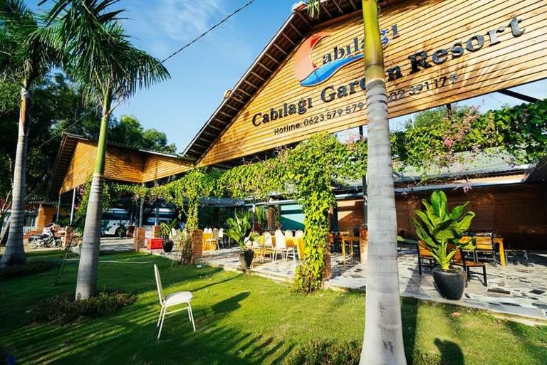 Cabilagi Garden Resort sở hữu một không gian yên bình như một khu vườn thu nhỏ. 