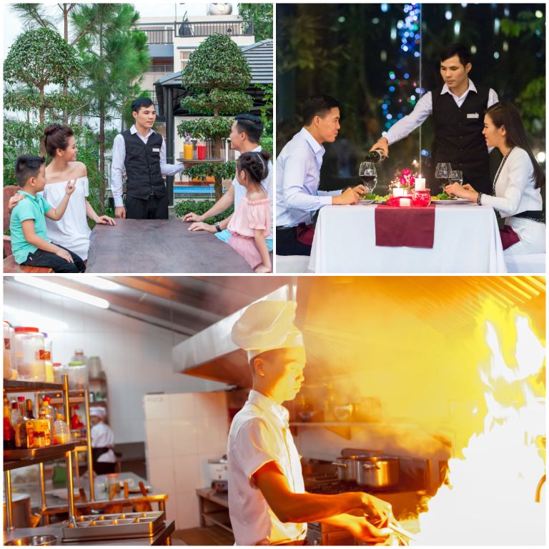 Nhà hàng là trải nghiệm đẳng cấp số 1 tại Paradise Dai lai Resort. 