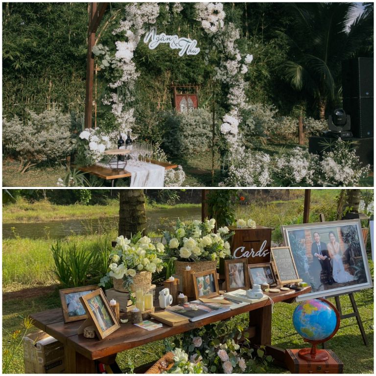 Hami Resort Garden chuyên tổ chức các tiệc cưới mang phong cách phương Tây rất lãng mạn. (nguồn: facebook.com)