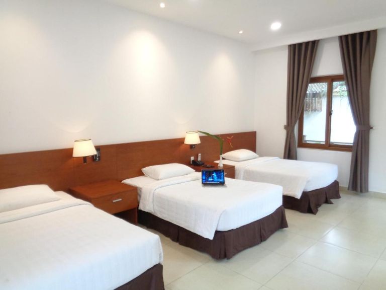 Tại Vườn Xoài Resort Đồng Nai, bạn sẽ được trải nghiệm những phòng nghỉ tiện nghi và thoải mái đáp ứng mọi nhu cầu của bạn.