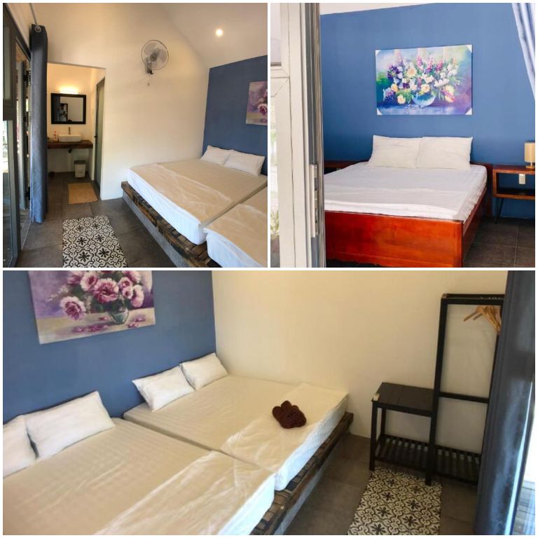 Langchia Nam Du Resort đem đến cho du khách các căn phòng được thiết kế với màu sắc mang đậm vẻ đẹp của miền nhiệt đới. 