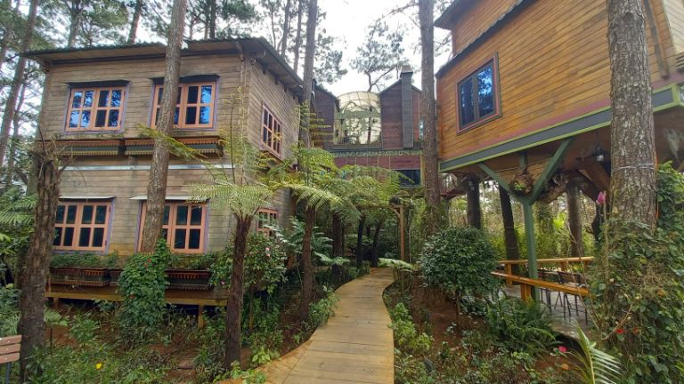 Phần lớn các resort Kon Tum được làm từ gỗ, được bao phủ trong không gian thiên nhiên xanh ngát. (nguồn: booking.com