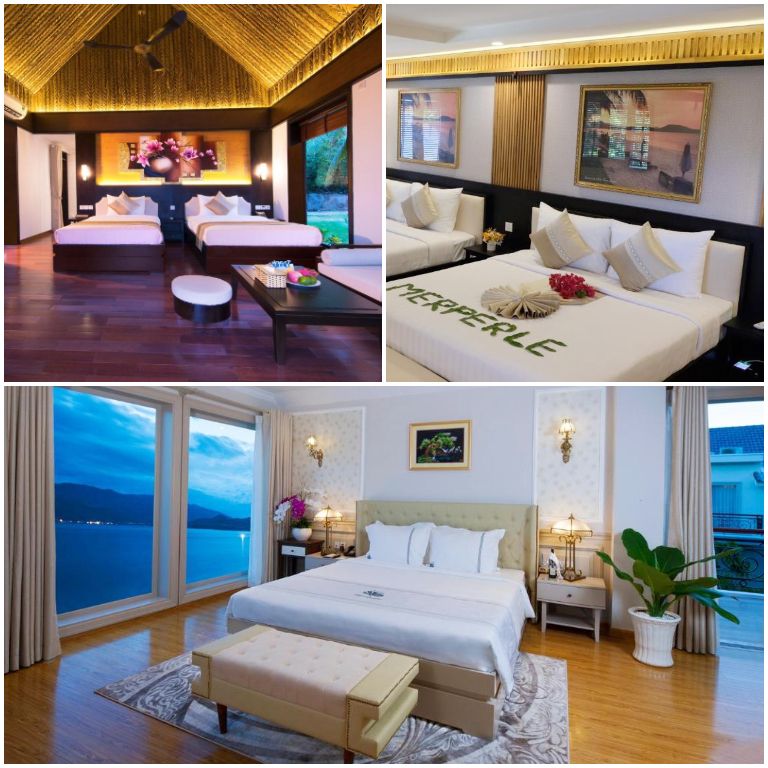 Hệ thống phòng nghỉ tại Hon Tam Resort có thiết kế sang trọng và xa hoa bậc nhất Nha Trang (nguồn: Booking.com).
