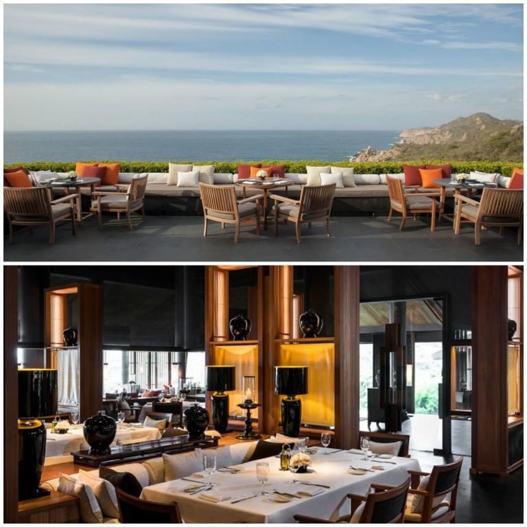 Nhà hàng chính của resort đem đến không gian thưởng thức ẩm thực sang trọng, đẳng cấp với thiết kế tân cổ điển và view hướng biển Đông. (Nguồn: Internet)