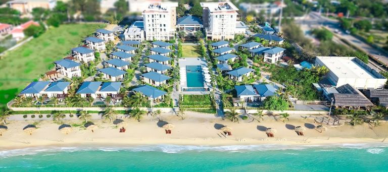 Hoàn Mỹ Resort Ninh Chử là khu nghỉ dưỡng đẳng cấp 4 sao có vị trí đắc địa ngay sát bãi biển tuyệt đẹp. (Nguồn: Internet)