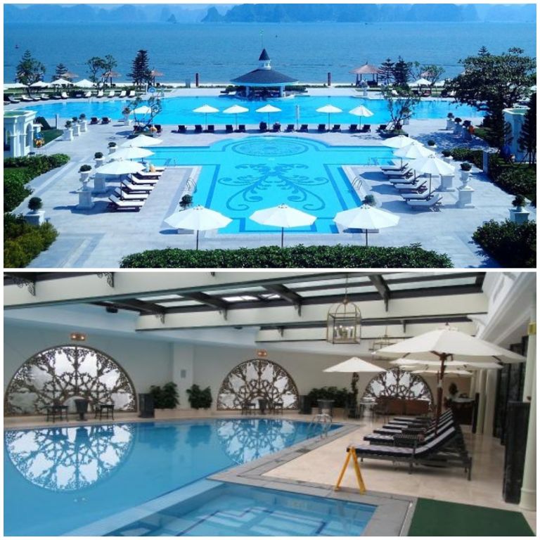 Vinpearl Resort &amp; Spa Hạ Long sở hữu 3 bể bơi độc đáó.