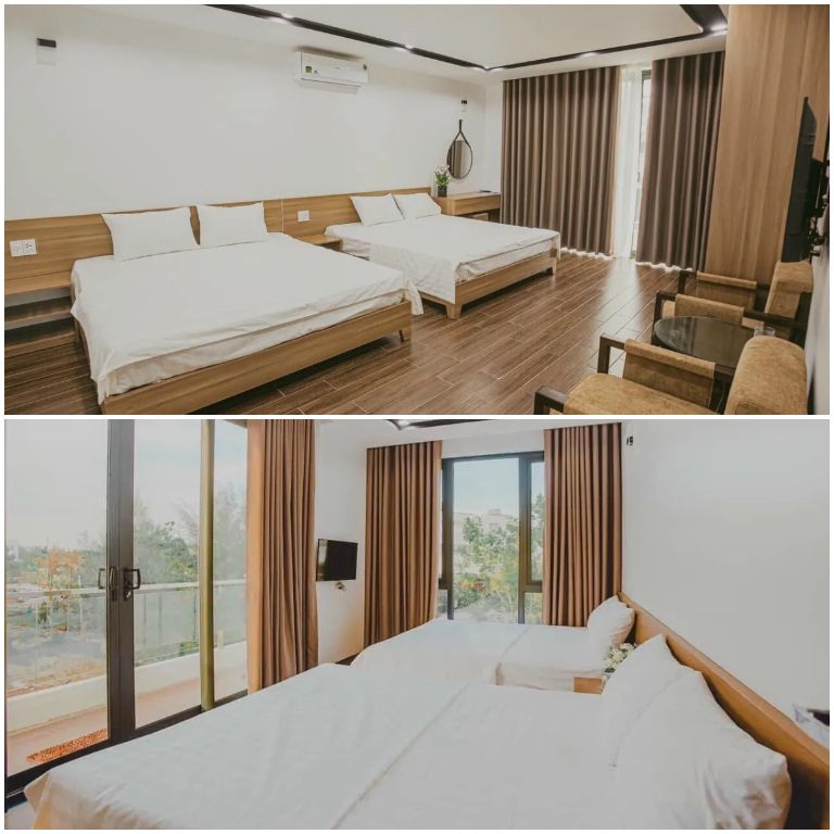 Phòng ngủ được thiết kế trang nhã và đảm bảo không gian riêng tư, nội thất gỗ ấm cúng (nguồn: Google).
