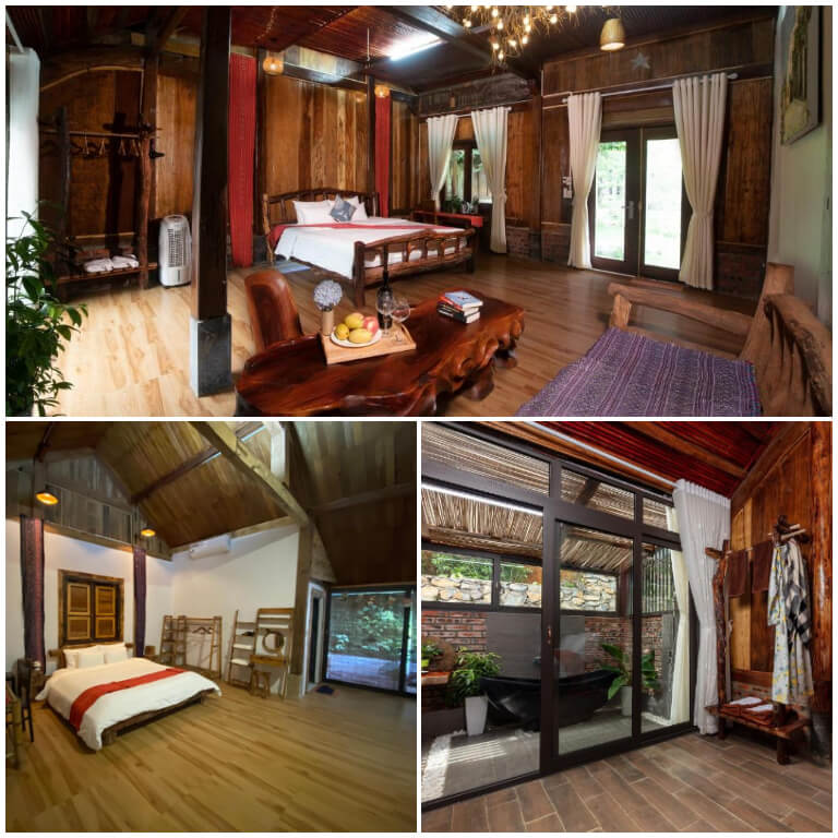 Các căn phòng mang phong cách Scandinavian với nội thất sử dụng chủ yếu là gỗ đem lại cảm giác ấm cúng và gần gũi thiên nhiên.