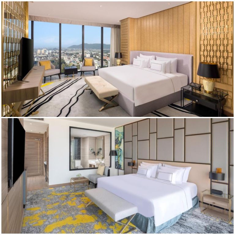 Melia Vinpearl Resort Thanh Hoá sở hữu hệ thống phòng nghỉ đạt tiêu chuẩn 5 sao, phong cách kiến trúc Âu xa hoa thượng lưu (nguồn: booking.com)