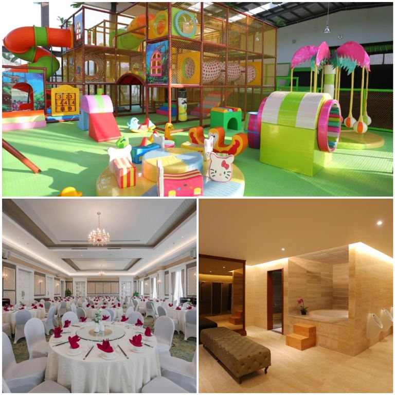 Harmony Spa, khu vui chơi trẻ em và các phòng hội nghị, sự kiện là các tiện ích không thể bỏ lỡ tại FLC Luxury Resort Vĩnh Phúc. 