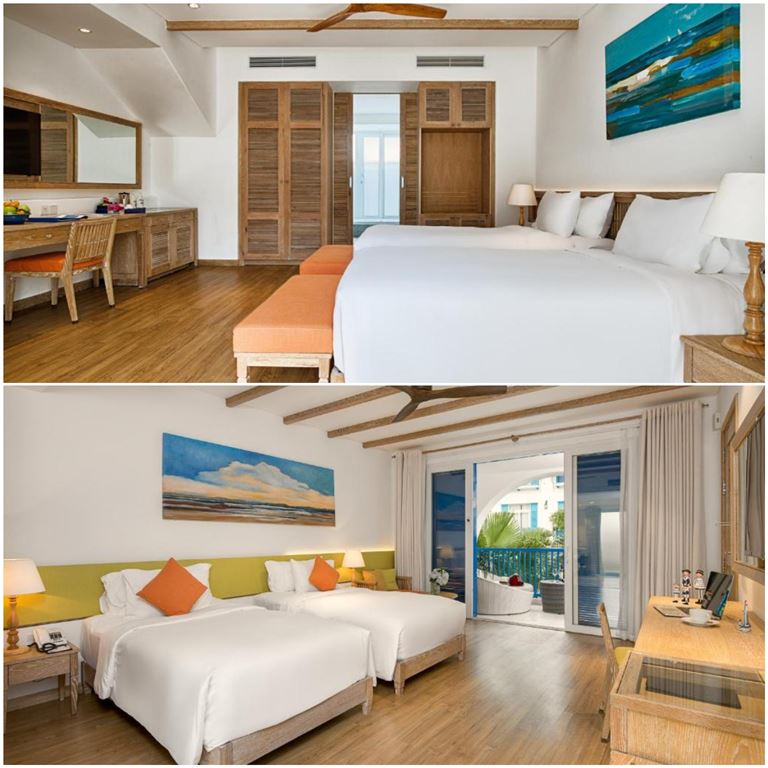 Phòng Junior Suite trang bị đầy đủ nội thất và thiết bị hiện đại, đảm bảo không gian sống chất lượng cao nhất cho khách hàng