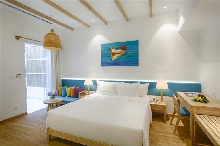 Risemount Resort Đà Nẵng sở hữu hạng phòng Superior có diện tích nhỏ nhưng vừa đủ rộng rãi, thoải mái cho 2 người lưu trú. 