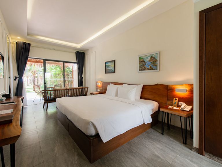 Sala Garden là một trong những phòng nghỉ được yêu thích nhất Sala Tuy Hòa Beach Resort nhờ thiết kế hiện đại, sang trọng.
