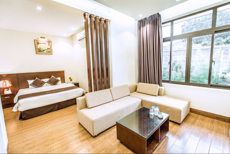 Biệt thự 1 phòng ngủ nằm ở một vị trí tách biệt của Thảo Nguyên Resort Mộc Châu nhằm đem đến những trải nghiệm riêng tư nhất dành cho du khách. 