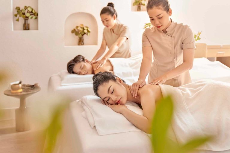 Tiện ích spa Sauna tại The Five Villas & Resort Ninh Bình với nhân viên tận tâm và chuyên nghiệp chắc chắn sẽ làm bạn hài lòng.