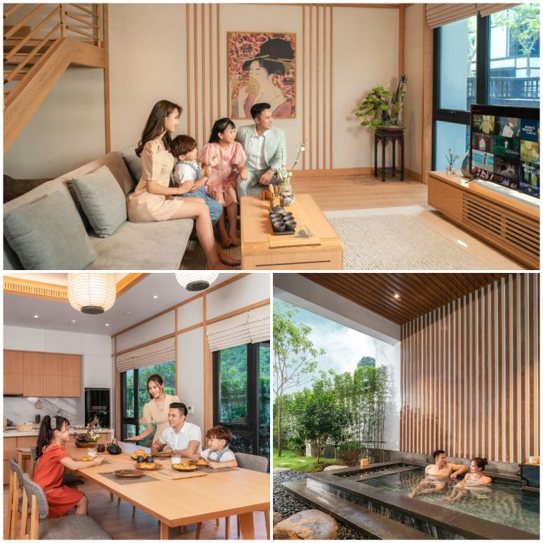 Phòng nghỉ này được thiết kế rộng rãi và thoải mái, đem tới không gian nghỉ dưỡng sang trọng, đẳng cấp cho khách hàng.