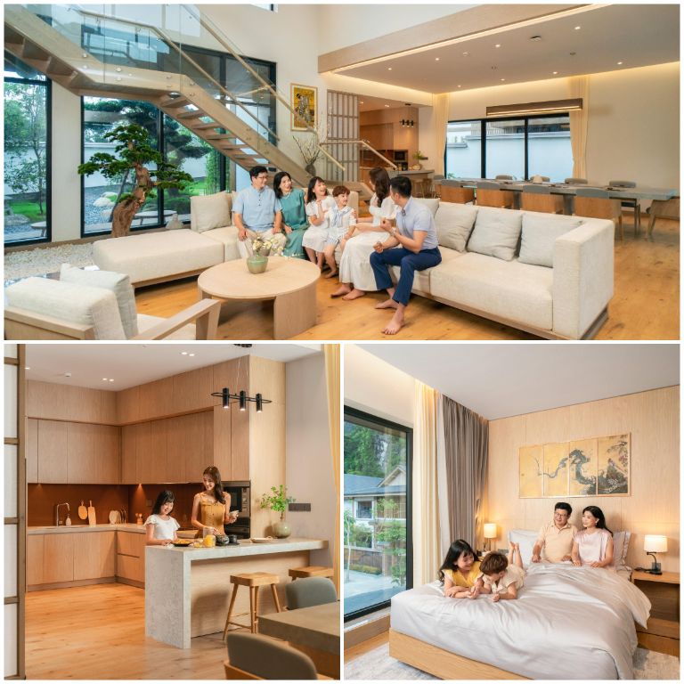 Phòng Yama Grand Suite được thiết kế đẹp mắt với phong cách truyền thống Nhật Bản kết hợp cùng nét hiện đại tiện nghi.