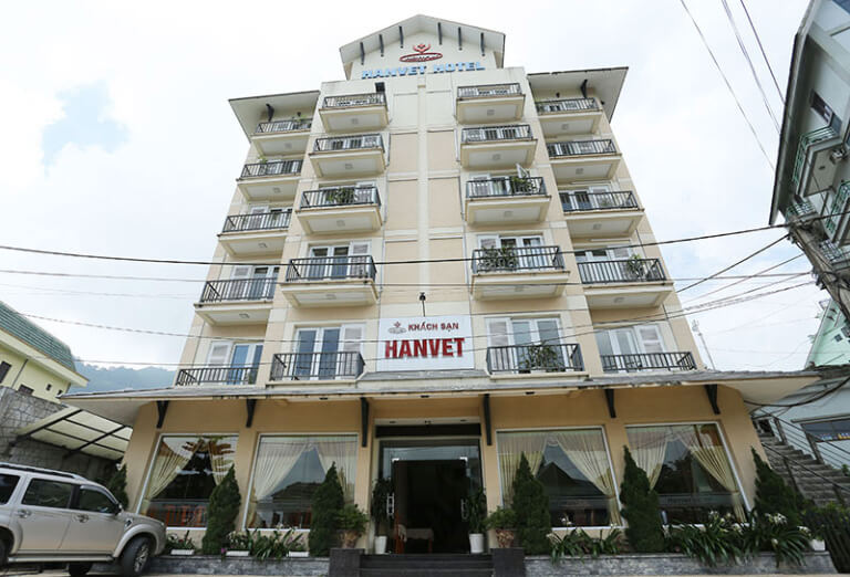 Khách sạn Hanvet Tam Đảo được xây dựng 7 tầng theo tiêu chuẩn 2 sao quốc tế.